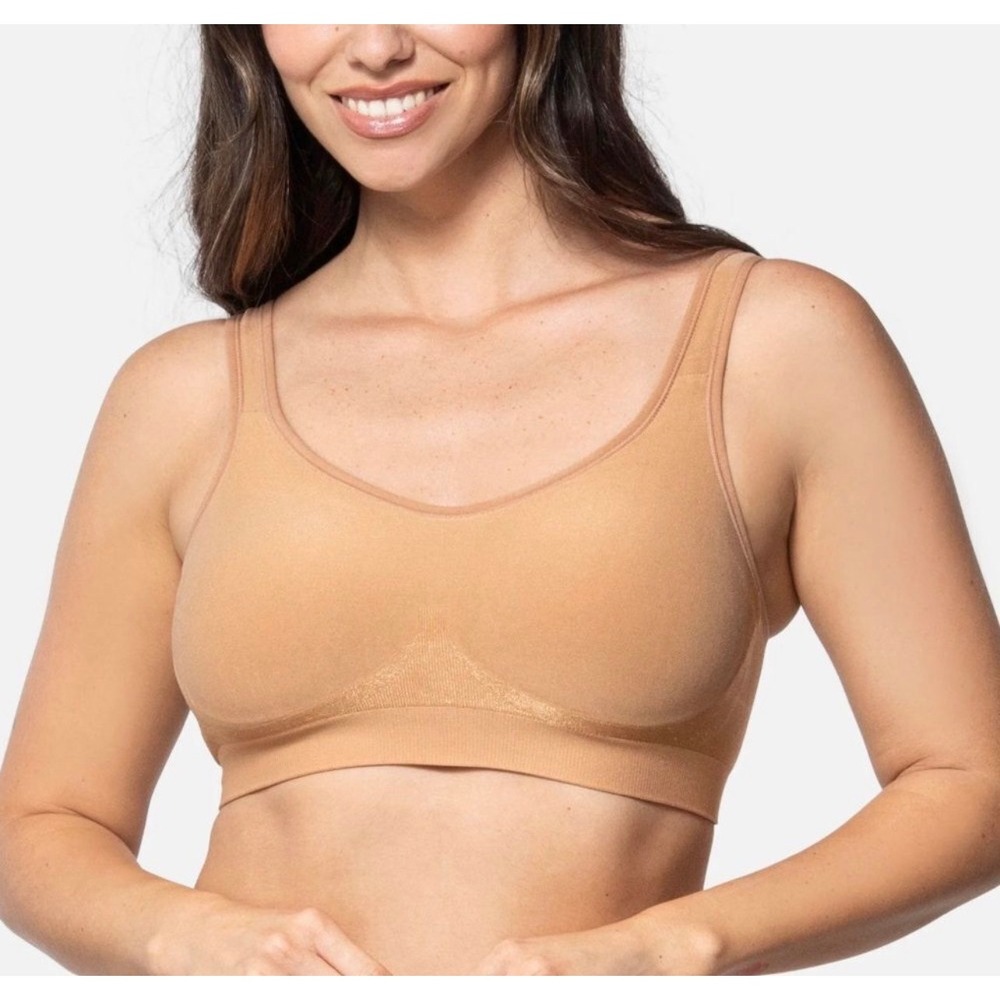 UnderFit‎ 457 The Comfort Shaping Bra Women's 3XL Coffee Nude Intimate